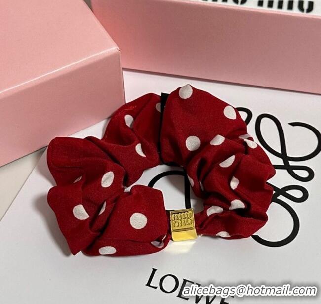 Best Price Miu Miu Dotted Hairring 0723 Red 2025