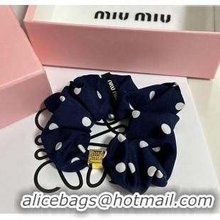 Reasonable Price Miu Miu Dotted Hairring 0723 Black 2025