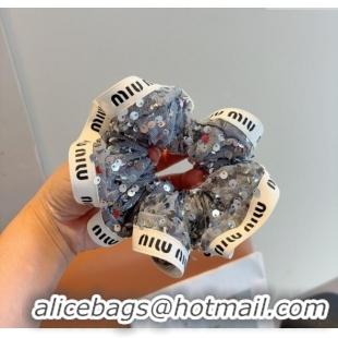 Luxury Discount Miu Miu Sequins Hairring 0723 Silver 2025