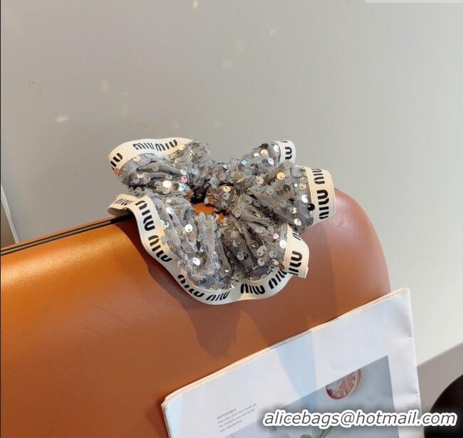 Luxury Discount Miu Miu Sequins Hairring 0723 Silver 2025