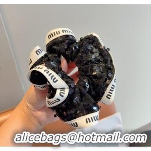 Classic Specials Miu Miu Sequins Hairring 0723 Black 2025