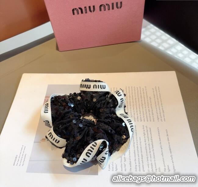 Classic Specials Miu Miu Sequins Hairring 0723 Black 2025