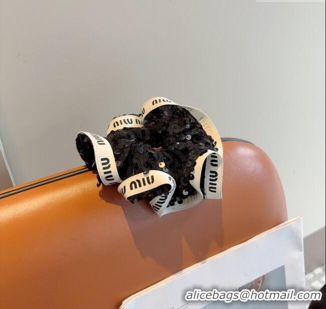 Classic Specials Miu Miu Sequins Hairring 0723 Black 2025