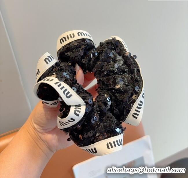 Classic Specials Miu Miu Sequins Hairring 0723 Black 2025