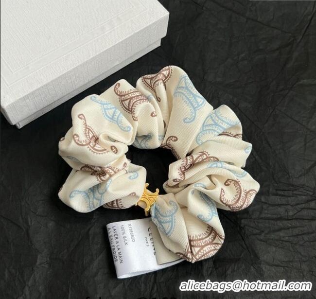 Well Crafted Celine Printed Hairring 0724 White 2025