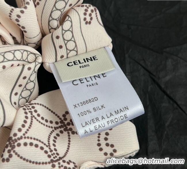 Top Grade Celine Printed Hairring 0724 Beige 2025