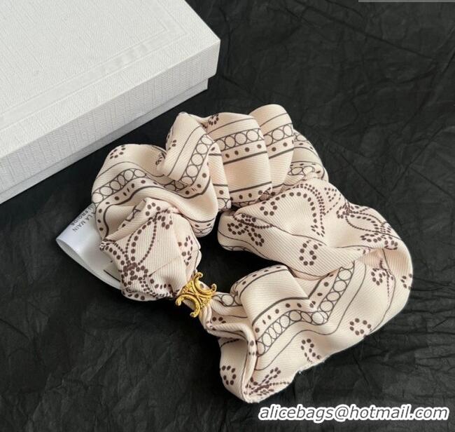 Top Grade Celine Printed Hairring 0724 Beige 2025