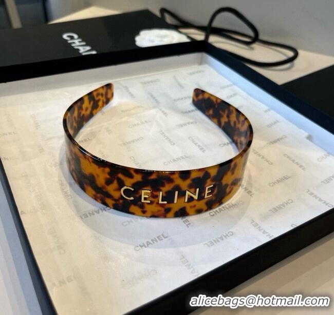 Top Grade Discount Celine Hairring 0724 Brown/Yellow 2025