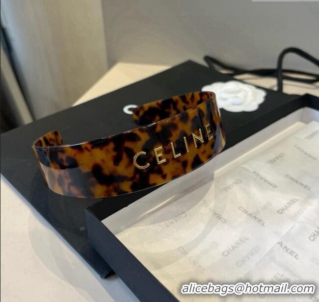 Top Grade Discount Celine Hairring 0724 Brown/Yellow 2025