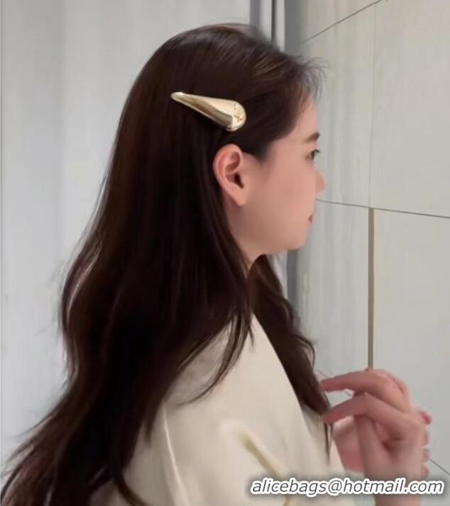Best Grade Bottega Veneta Drop Hair Clip 819728 Gold 2025