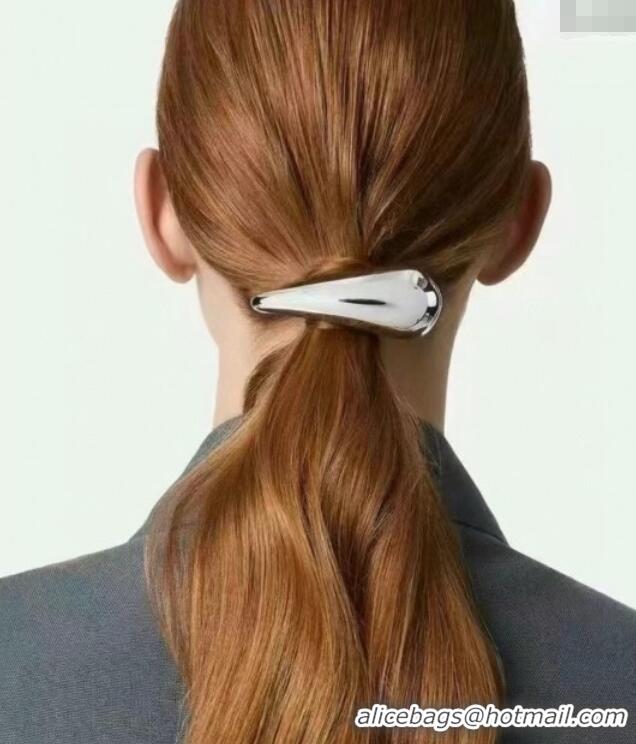 Top Grade Bottega Veneta Drop Hair Clip 819728 Silver 2025