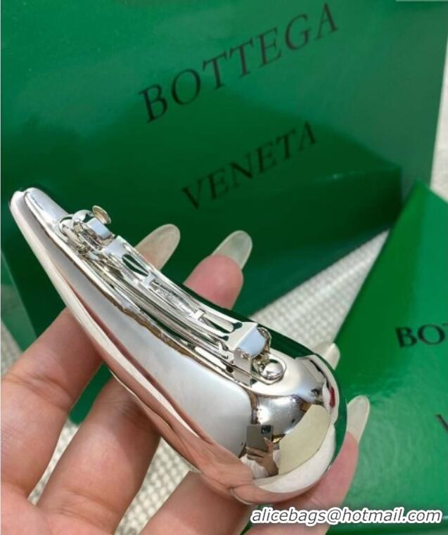 Top Grade Bottega Veneta Drop Hair Clip 819728 Silver 2025