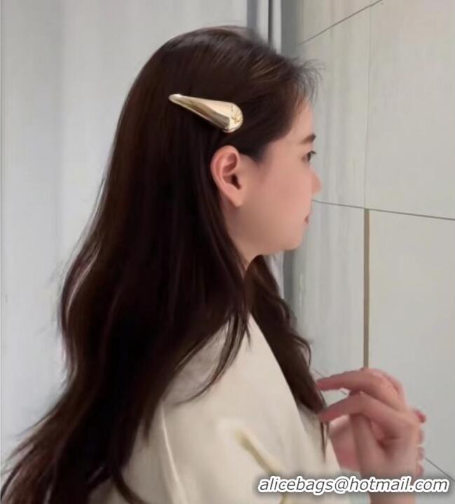 Top Grade Bottega Veneta Drop Hair Clip 819728 Silver 2025