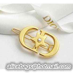 Affordable Price Dior Star Hair Clip DR091102 Gold 2025