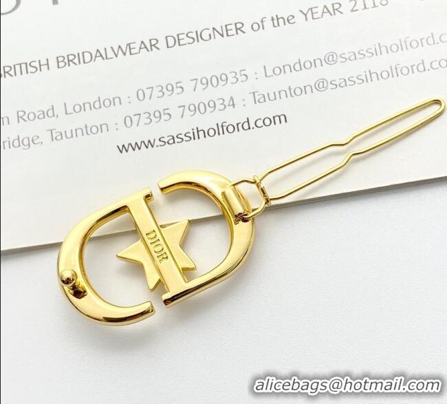 Affordable Price Dior Star Hair Clip DR091102 Gold 2025