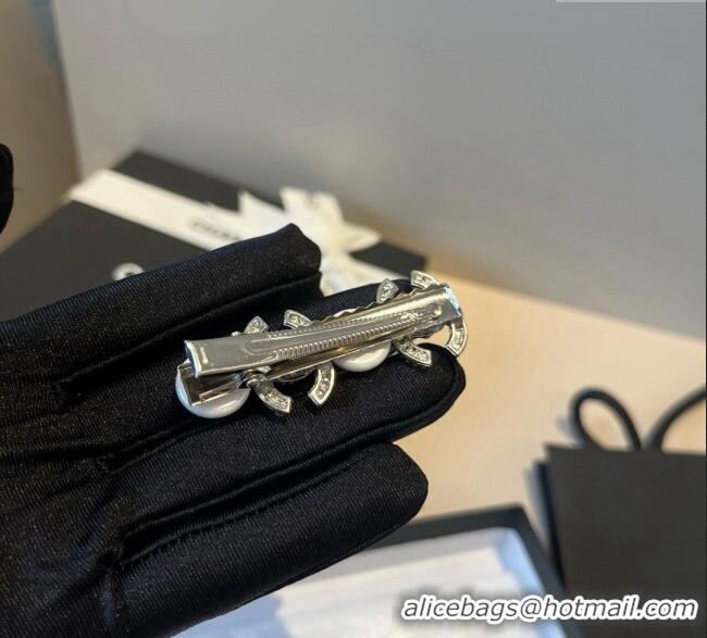 Buy New Cheap Chanel Hair Clip with CC and Pearls CH0911013 2025