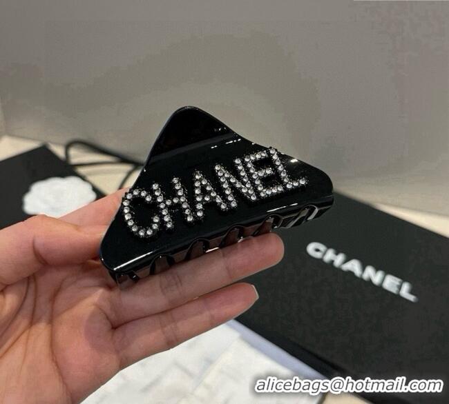 Luxury Cheap Chanel Hair Clip with Strass CH0911014 Black 2025