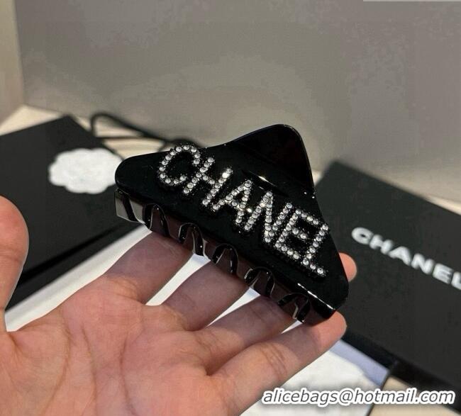 Luxury Cheap Chanel Hair Clip with Strass CH0911014 Black 2025