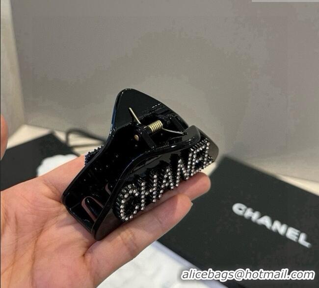 Luxury Cheap Chanel Hair Clip with Strass CH0911014 Black 2025