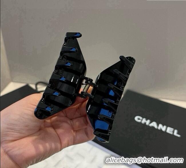 Luxury Cheap Chanel Hair Clip with Strass CH0911014 Black 2025