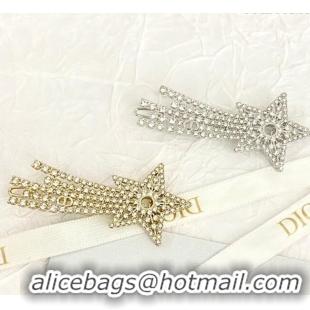 Grade Quality Dior Star Hair Clip with Strass DR0911016 2025