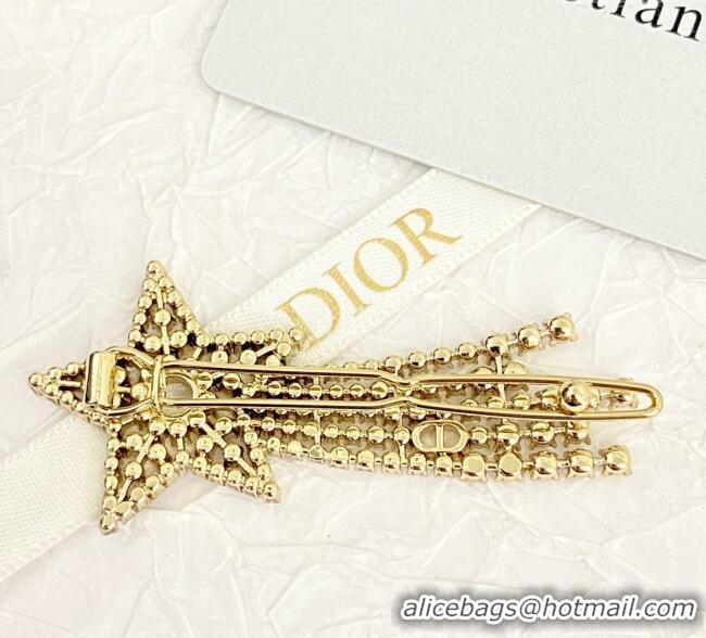 Grade Quality Dior Star Hair Clip with Strass DR0911016 2025