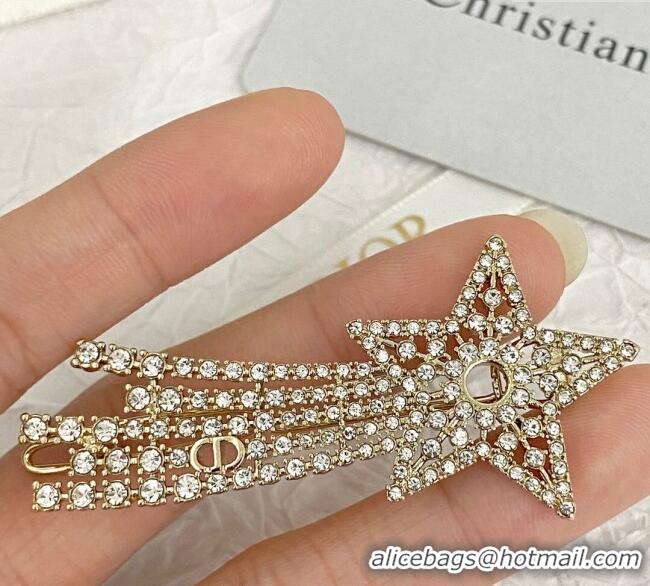 Grade Quality Dior Star Hair Clip with Strass DR0911016 2025