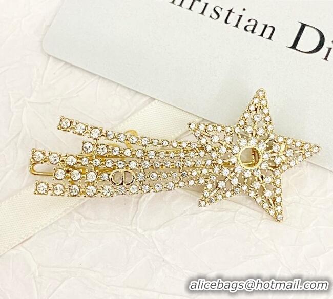 Grade Quality Dior Star Hair Clip with Strass DR0911016 2025