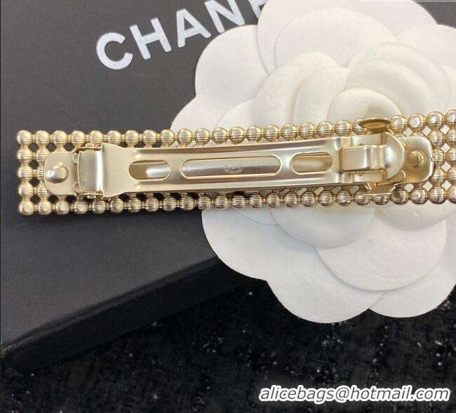 Classic Discount Chanel Hair Clip CH0911017 Black/Gold 2025