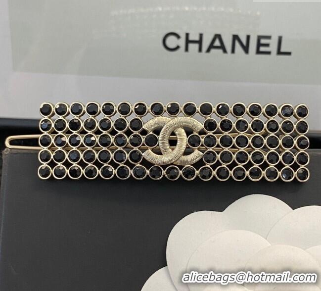 Famous Brand Chanel Hair Clip CH0911018 Black/Gold 2025