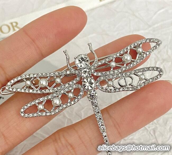 Most Popular Dior Dragonfly Hair Clip with Strass DR0911022 2025
