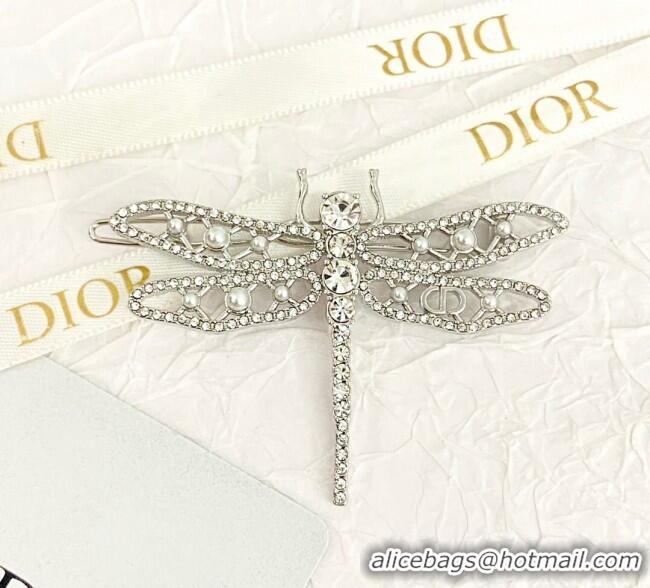 Most Popular Dior Dragonfly Hair Clip with Strass DR0911022 2025