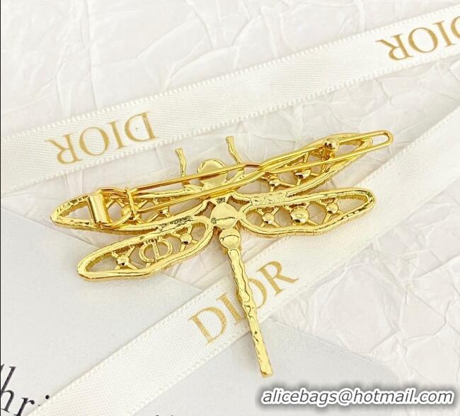 Most Popular Dior Dragonfly Hair Clip with Strass DR0911022 2025