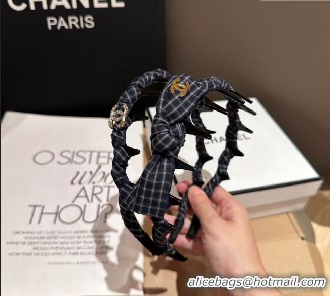 Luxury Discount Chanel Plaid Hair Clip CH0911057 2025