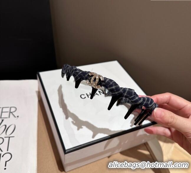 Luxury Discount Chanel Plaid Hair Clip CH0911057 2025