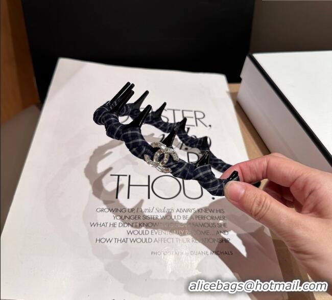 Luxury Discount Chanel Plaid Hair Clip CH0911057 2025