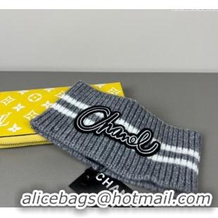 Big Discount Chanel Knit Headband CH0911039 Grey 2025