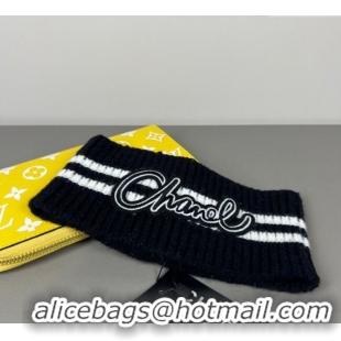 Luxury Discount Chanel Knit Headband CH0911039 Black 2025