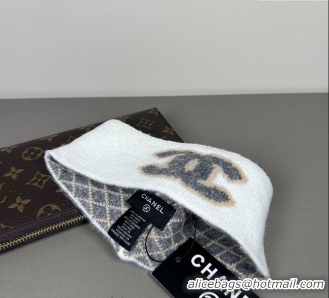Top Quality Chanel Knit Headband CH0911043 White 2025