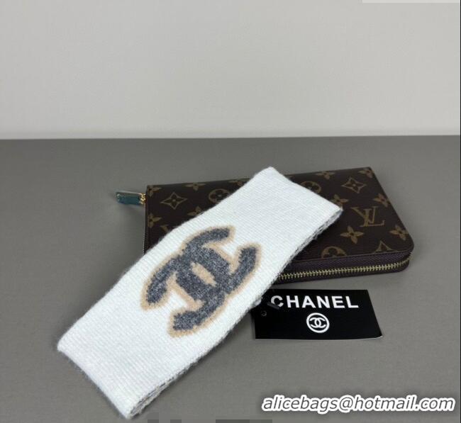 Top Quality Chanel Knit Headband CH0911043 White 2025