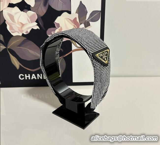 Luxury Design Prada Strass Wide Headband PR0911043 2025