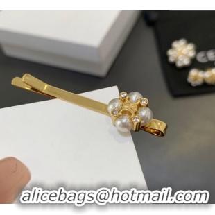 Buy Fashionable Celine Pearl Hair Clip 0916 2025