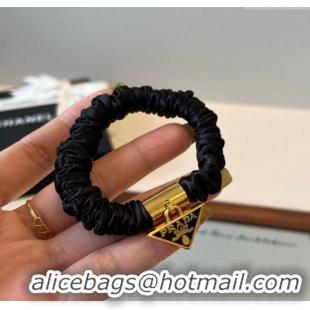 New Release Creation Prada Logo Tag Hair Clip 0916 Black 2025