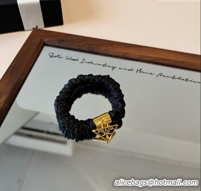 New Release Creation Prada Logo Tag Hair Clip 0916 Black 2025