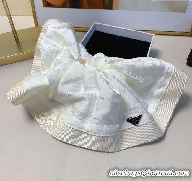 Popular Style Cheap Prada Wide Hair Clip 0912 White 2025