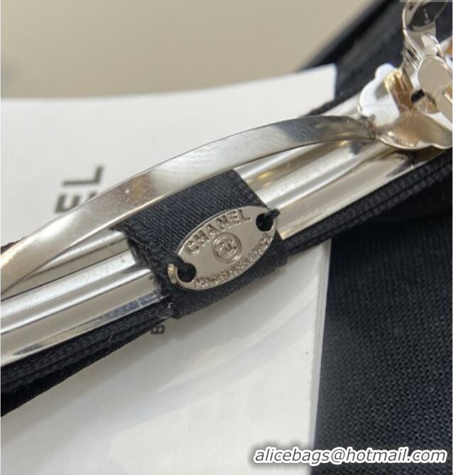 Buy Fashionable Chanel Bow Hair Clip CH103129 Black 2025