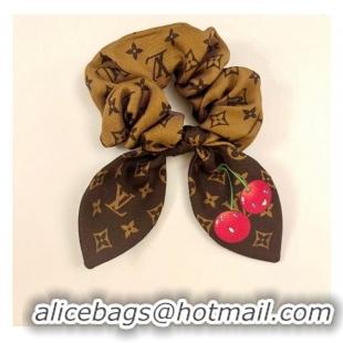 Best Quality Louis Vuitton LV x TM Cerise Cherry Bow Hairring LV111204 Brown 2025