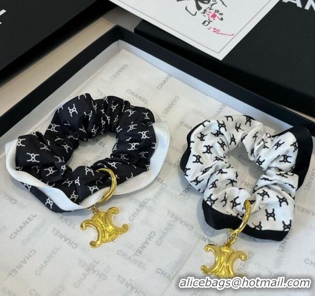 Original Cheap Celine Hairring CL111201 White/Black 2025