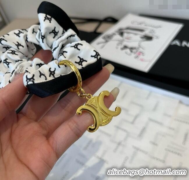 Original Cheap Celine Hairring CL111201 White/Black 2025