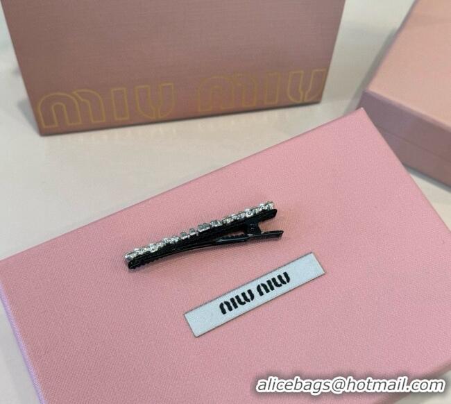 Traditional Discount Miu Miu Strass Hair Clip MM111202 2025